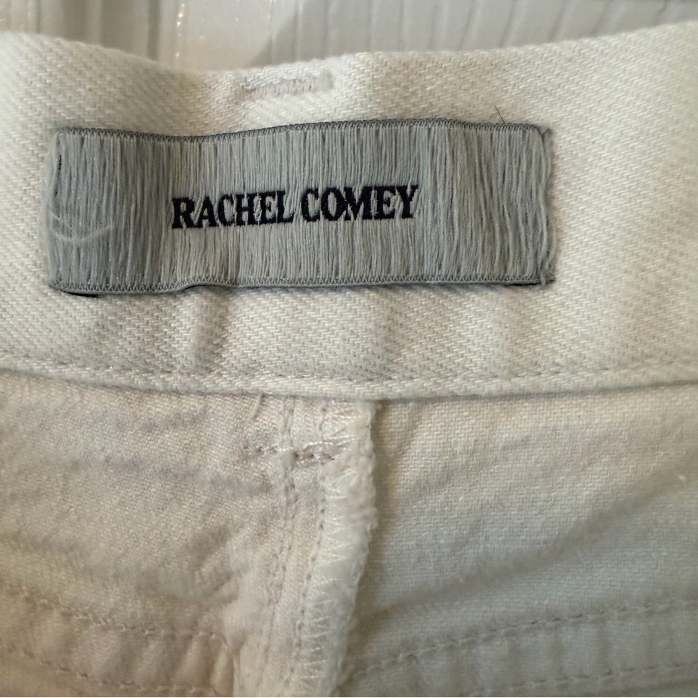 Rachel Comey Cream Wide-Leg Raw Hem Jeans Size 0 - Picture 2 of 9